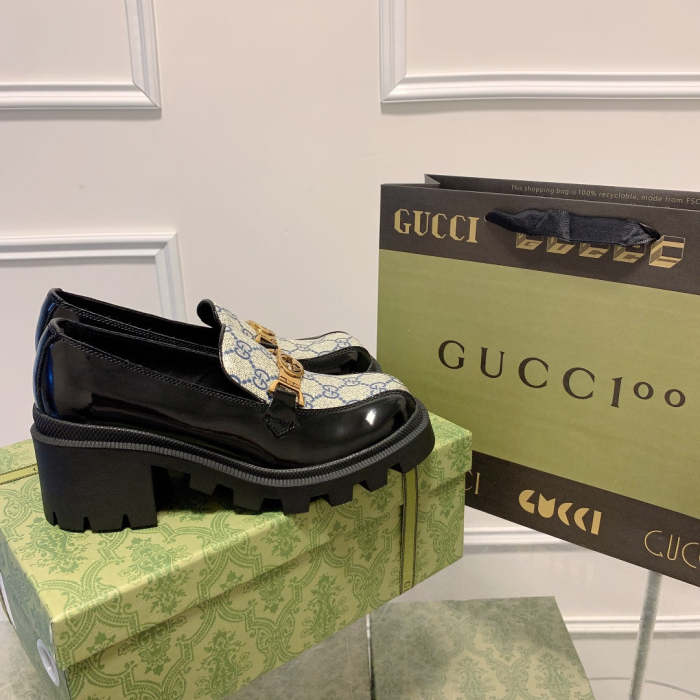 women chunky heel loafers,heel:5.5cm,size 35-40, with box, SS70-1270