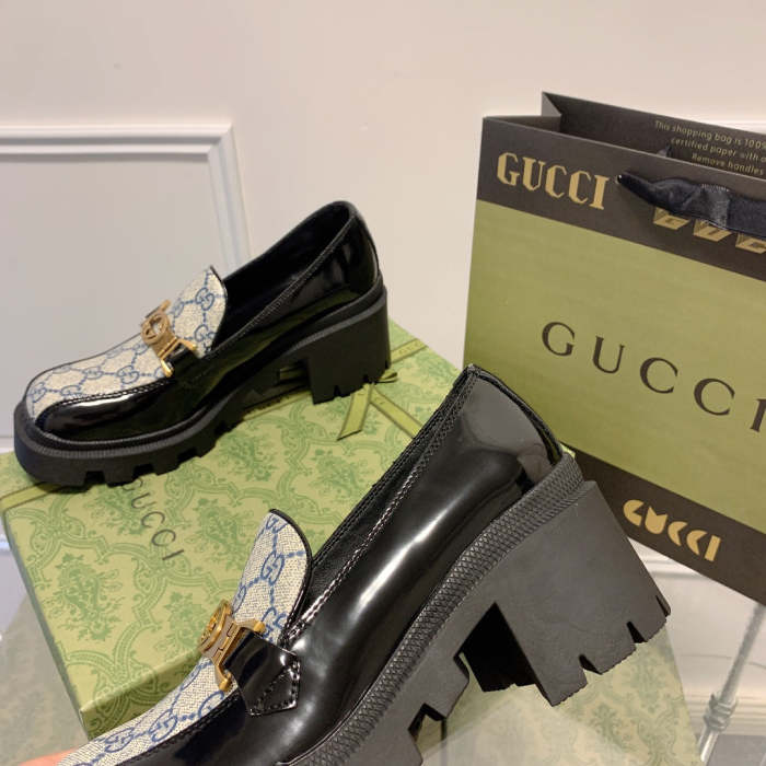 women chunky heel loafers,heel:5.5cm,size 35-40, with box, SS70-1270