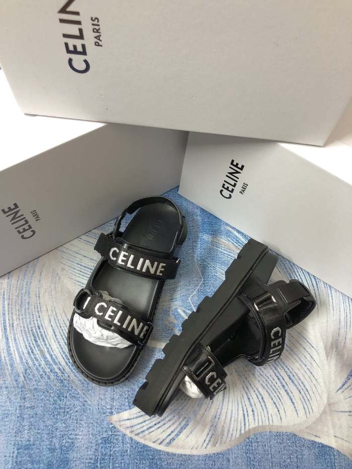 Flat leather sandals slippers , size 35-40 ,with box, SS60-1585