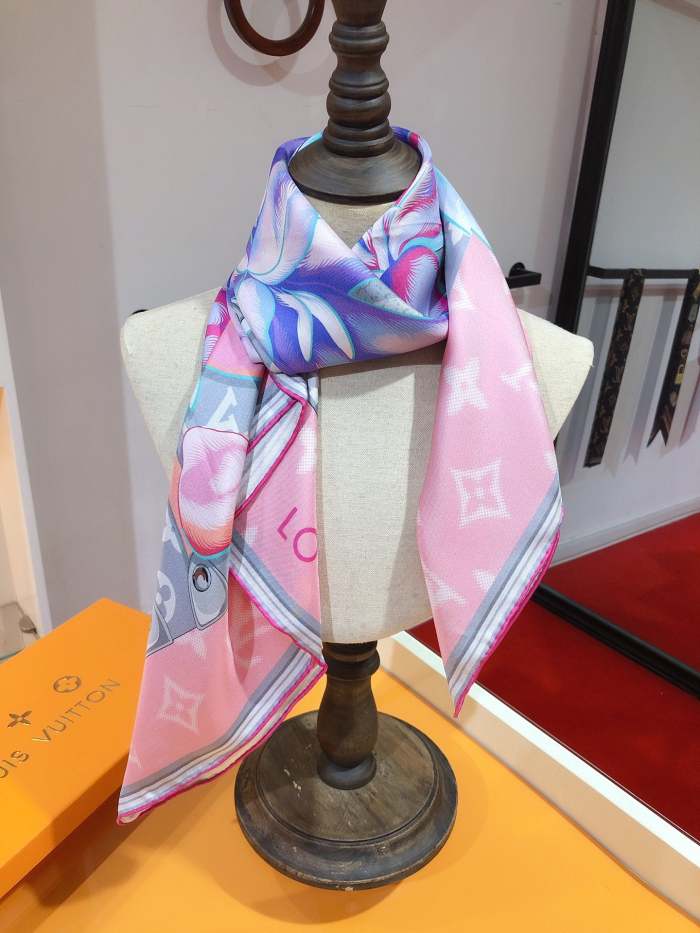 Silk scarf , NO BOX, size 90*90cm,  SF15-269-270