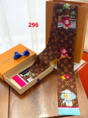 Silk scarf, hair tie , NO BOX, size 8-120cm,  SF15-296-298