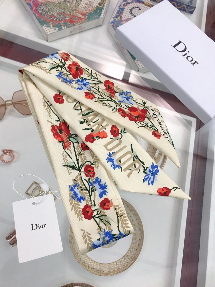 Silk scarf, hair tie , NO BOX, size 6-105cm,  SF15-289-291