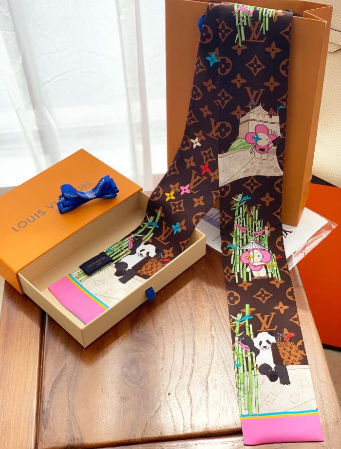 Silk scarf, hair tie , NO BOX, size 8-120cm,  SF15-296-298