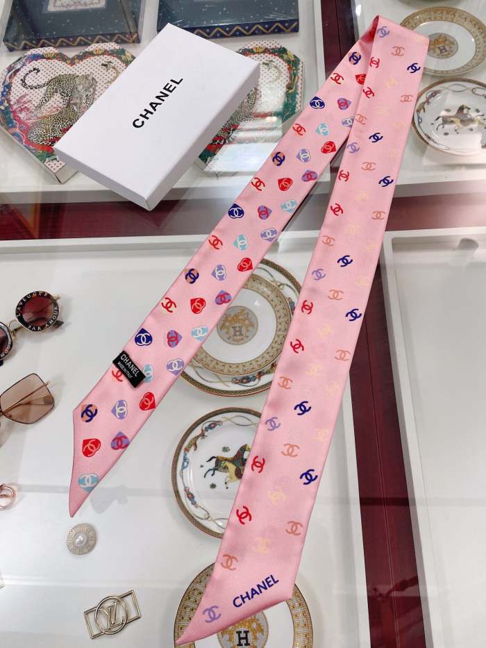 Silk scarf, hair tie , NO BOX, size 8-120cm,  SF15-303-306