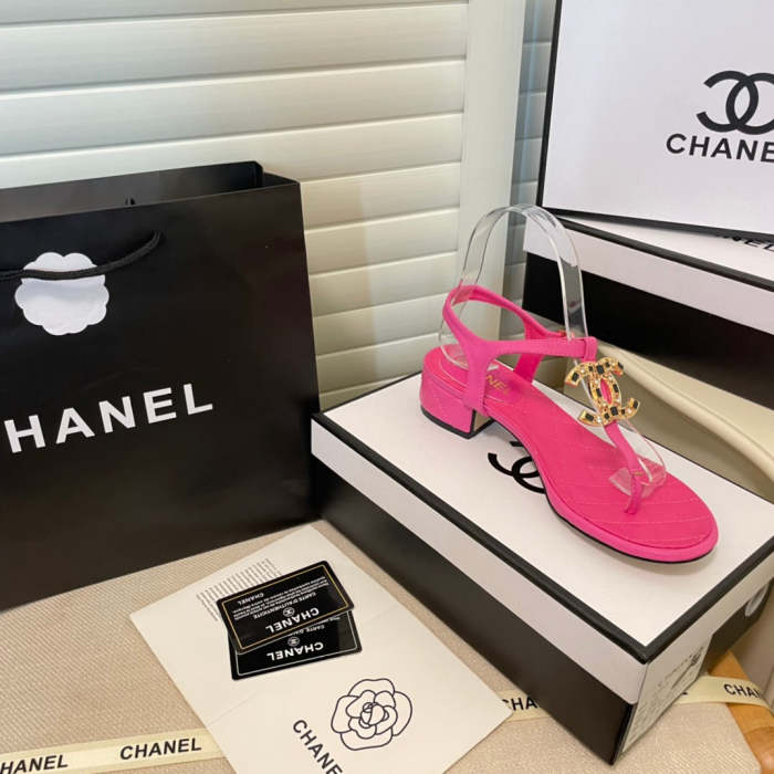 Women leather sandals slippers , size 35-40 ,with box, SS60-1619-1622