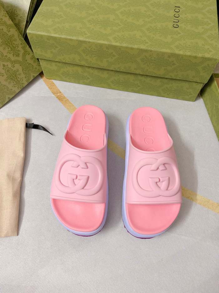 Flat leather sandals slippers , size 35-41 ,with box, SS60-1598-1600