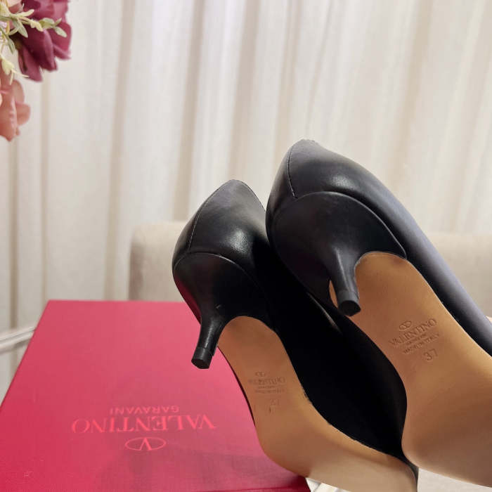 leather hell shoes, heel 1cm, 4cm, 8cm, size 34-42 , SS60-1643-1645