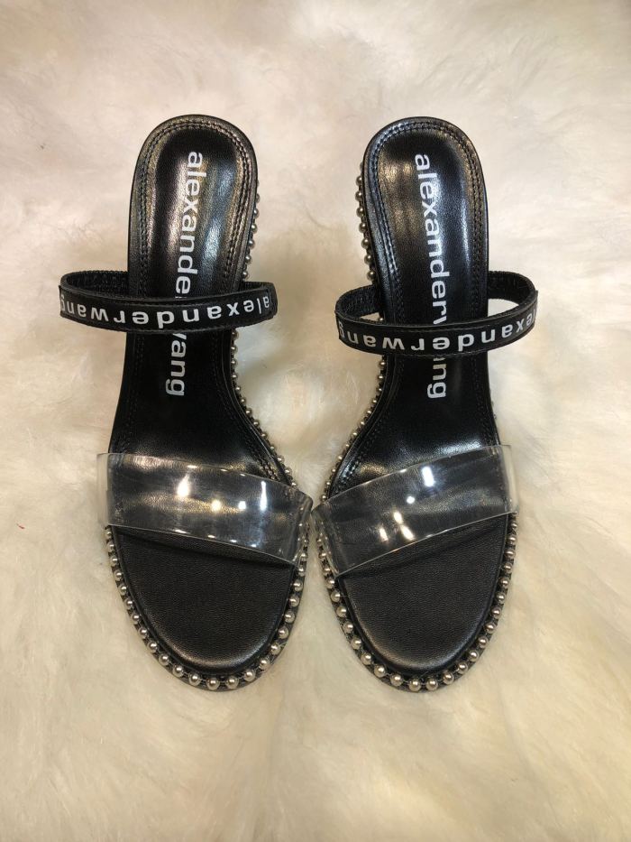 Women's leather heel sandals slippers , size 34-40 ,SS60-1697