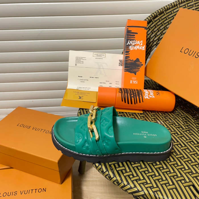 Flat leather sandals slippers , size 35-40 ,SS60-1714-1718