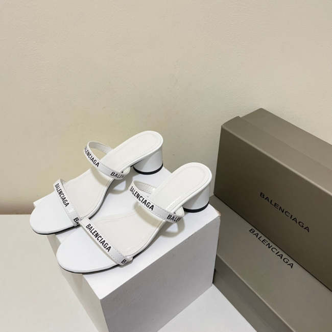 2022 new leather sandals slippers , heel 5cm,size 34-40 ,SS60-1732-1733