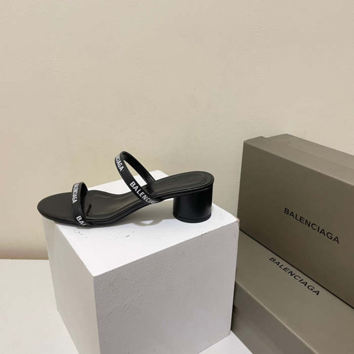 2022 new leather sandals slippers , heel 5cm,size 34-40 ,SS60-1732-1733