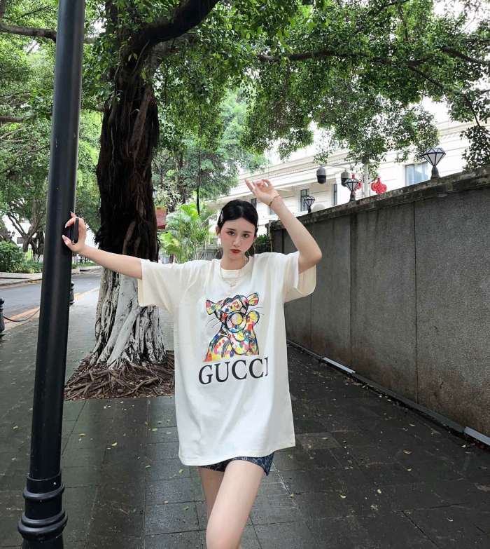 Fashion cotton T shirt for women, CL25-608-609