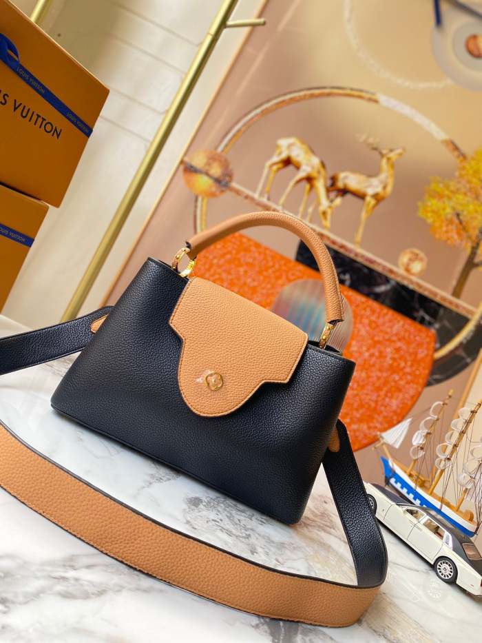 leather bag, AAAAA, no box,size:27*18*9cm and 31.5*20*11cm,B110-73-74