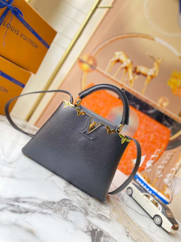 leather bag, AAAAA, no box,size:21*14*8cm/27*18*9cm/31*21*11cm,B110-75-77