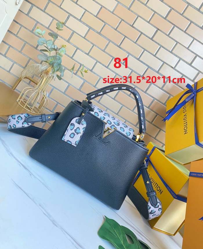 leather bag, AAAAA, no box,size:27*18*9cm/31.5*20*11cm,B110-78-81