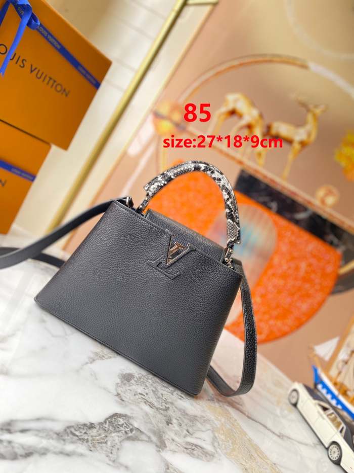 leather bag, AAAAA, no box,size:27*18*9cm,B110-82-85