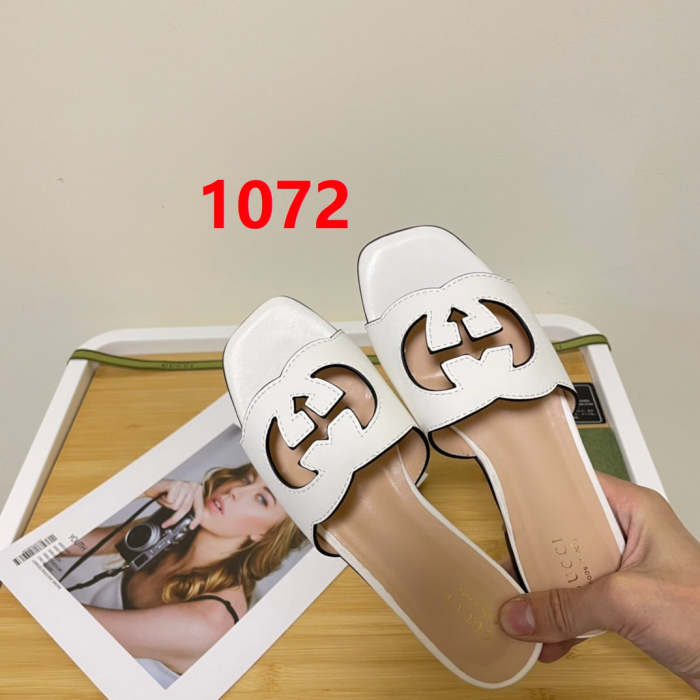 Flat leather sandals slippers , size 35-41 ,SS50-1069-1073