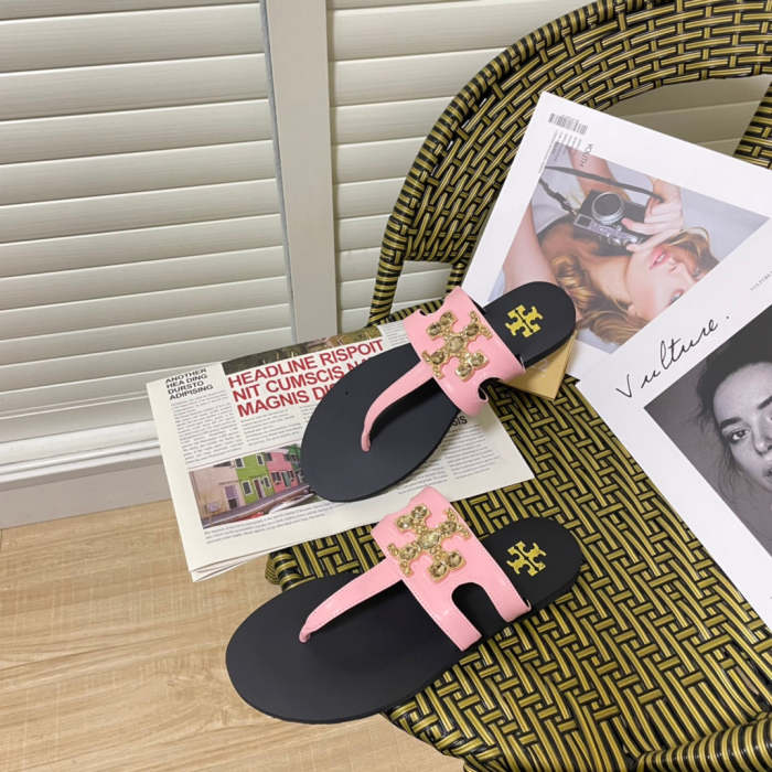 Flat leather sandals slippers , size 35-42, SS60-1814-1816