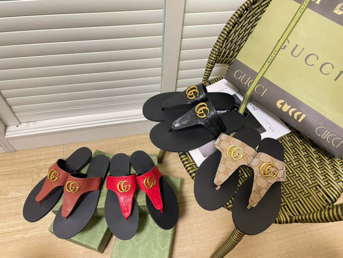 Flat leather sandals slippers , size 35-42, SS60-1817-1820