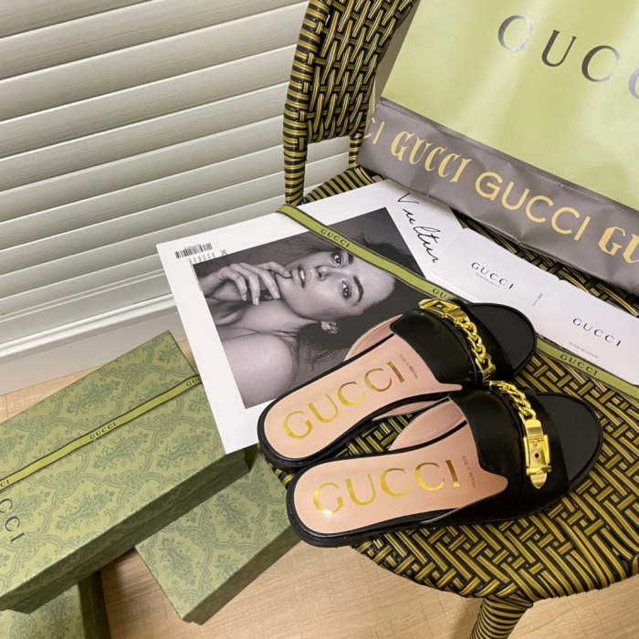 Flat leather sandals slippers , size 35-42 ,SS50-1063-1065
