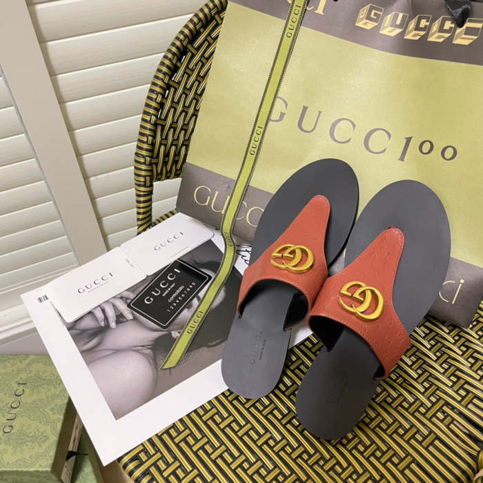 Flat leather sandals slippers , size 35-42, SS60-1817-1820
