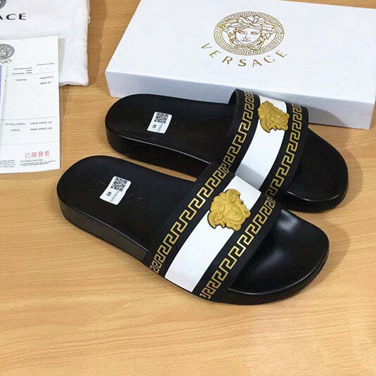 Flat leather sandals slippers , size 35-46, SS60-1856