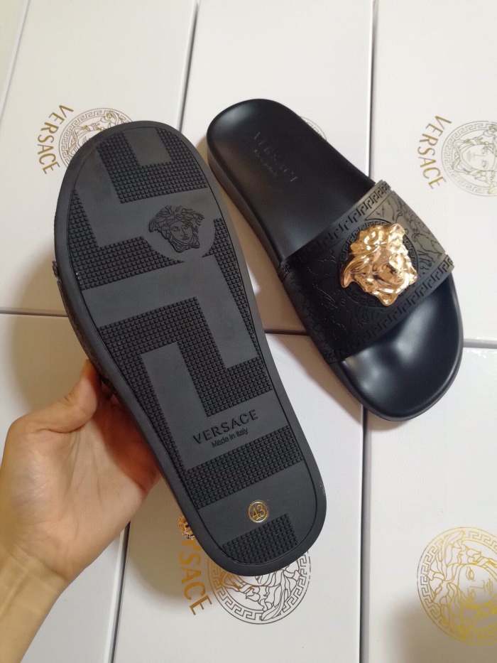 Flat leather sandals slippers , size 35-46, SS60-1853-1854