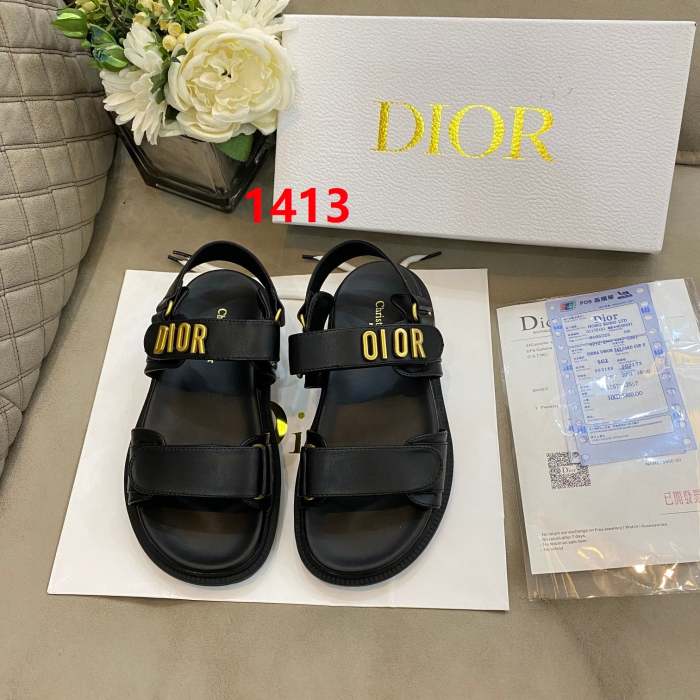 Flat leather sandals slippers shoes , SS70-1410-1413