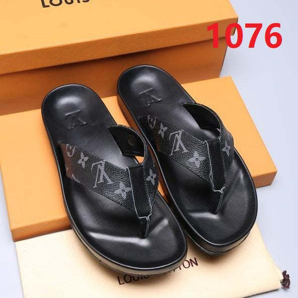 Flat leather sandals slippers , size 38-44 ,SS50-1074-1079