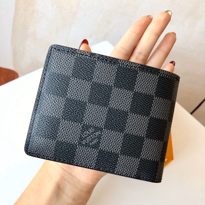 Men's Wallet,  High 1:1 Quality，with initial，with box, B80-1-2