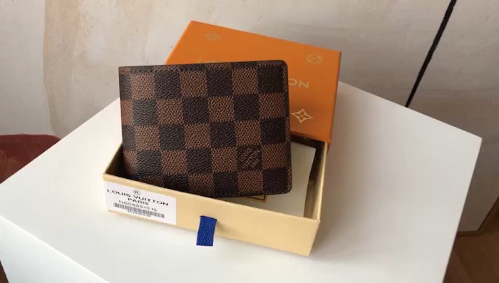Men's Wallet,  High 1:1 Quality，with initial，with box, B80-1-2