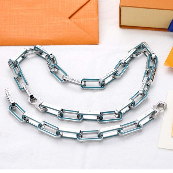 Necklace bracelet jewelry set,with box,  J48-55
