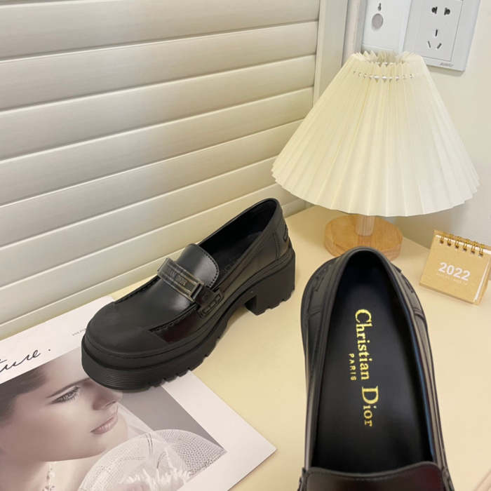 women chunky heel loafers shoes, size 35-40, SS70-1550-1551
