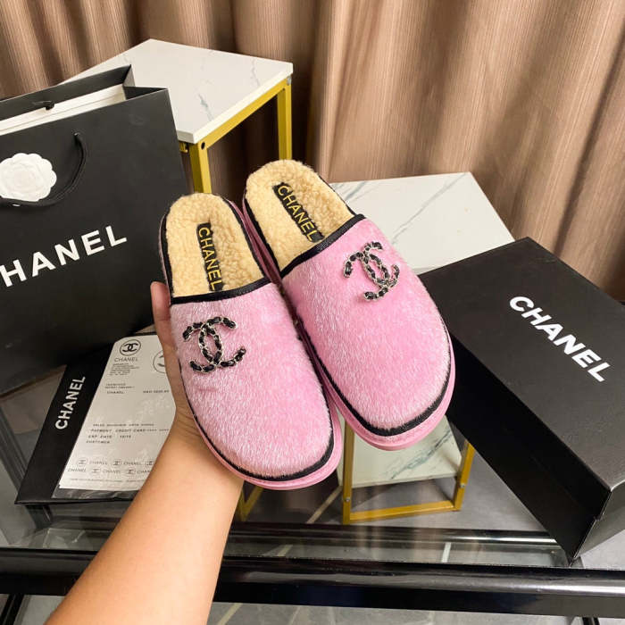 Women fur flat shoes,size 35-41, SS60-1936-1938