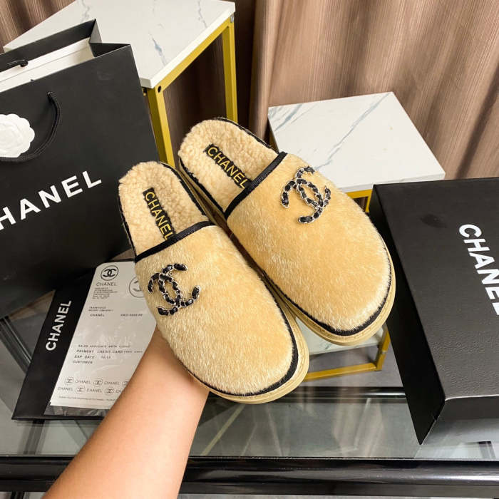 Women fur flat shoes,size 35-41, SS60-1936-1938
