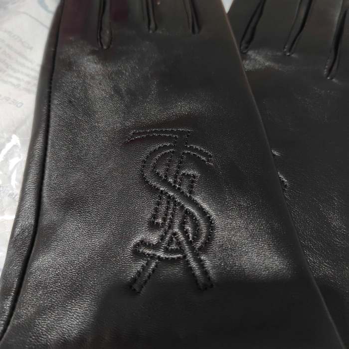 Women's fur leather gloves, GLS30-16