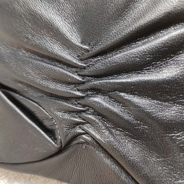 Women's fur leather gloves, GLS30-22
