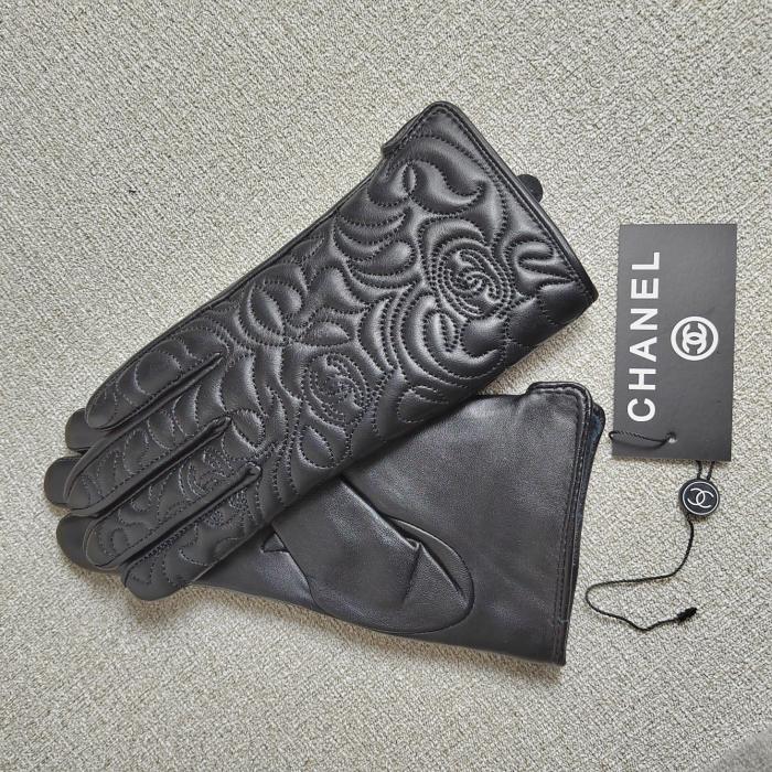 Women's fur leather gloves, GLS30-20