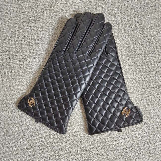 Women's fur leather gloves, GLS30-22