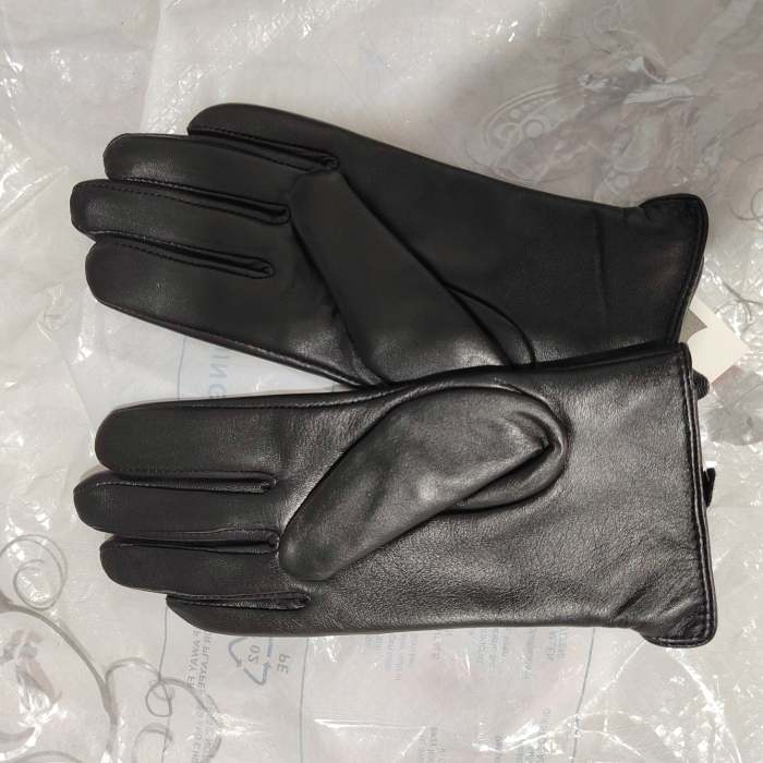 Women's fur leather gloves, GLS30-16