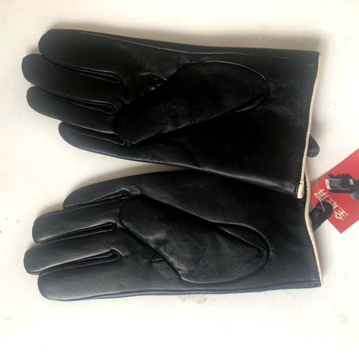 Women's fur leather gloves, GLS30-19