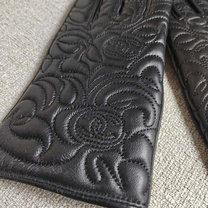 Women's fur leather gloves, GLS30-20