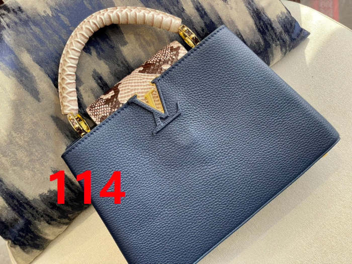 Capucines Leather  bag ,5A , size 27x20cm ,no box,  B110-112-115
