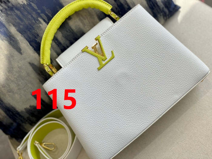 Capucines Leather  bag ,5A , size 27x20cm ,no box,  B110-112-115