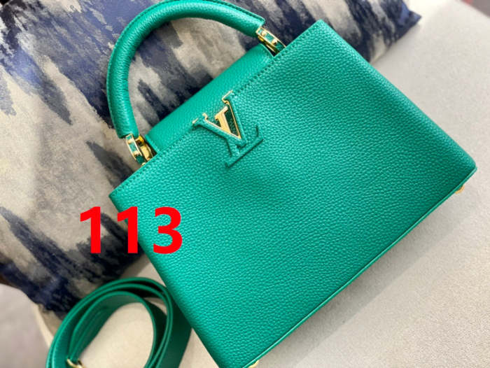 Capucines Leather  bag ,5A , size 27x20cm ,no box,  B110-112-115