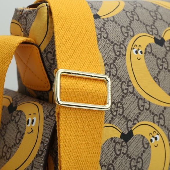 Canvas and split leather baby diaper bag + nursing bottle bag+ cushion, AAA, no box,diaper bag size  40x29x16cm,B98-31