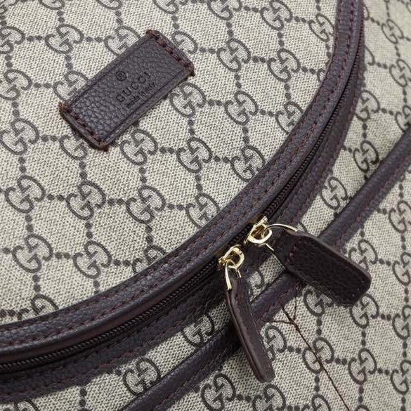 Canvas and split leather baby diaper bag + nursing bottle bag+ cushion, AAA, no box,diaper bag size  40x30x14cm,B98-35