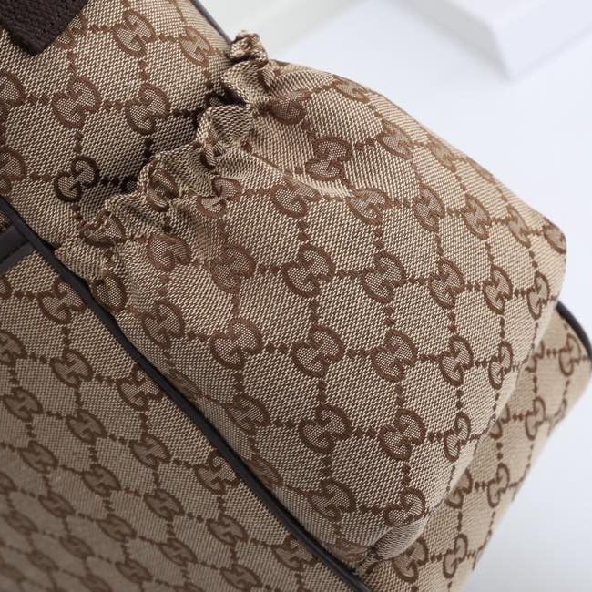 Canvas and split leather baby diaper bag + nursing bottle bag+ cushion, AAA, no box,diaper bag size  40x30x14cm,B98-25