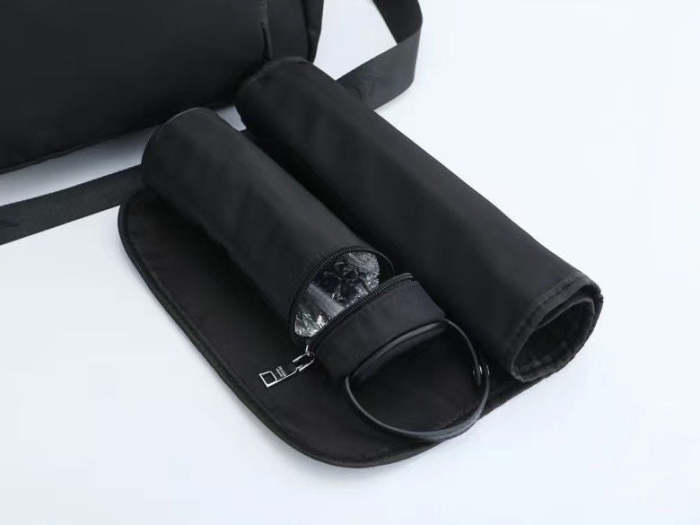Nylon  baby diaper bag + nursing bottle bag+ cushion, AAA, no box,diaper bag size  40x30x15cm,B98-42