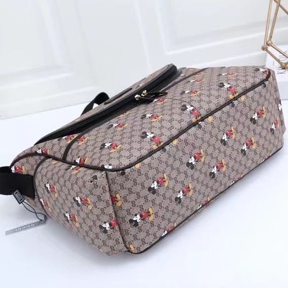 Canvas and split leather baby diaper bag + nursing bottle bag+ cushion, AAA, no box,diaper bag size  40x30x14cm,B98-26